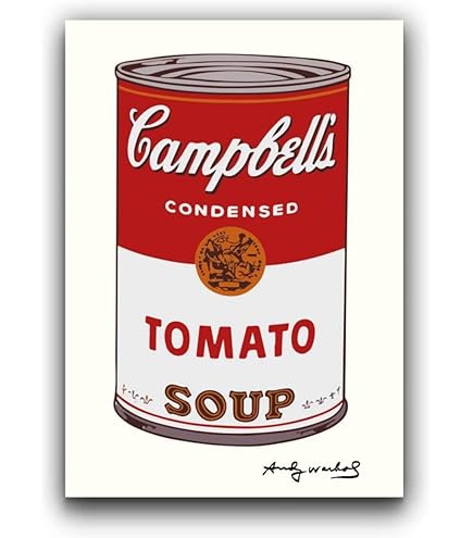 アンディーウォーホール　キャンベルスープ オニオン アート アンディ ウォーホル「キャンベル スープ(オニオン)1968」展示用